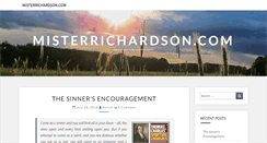 Desktop Screenshot of misterrichardson.com